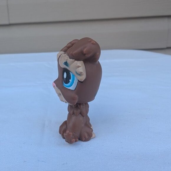 LPS Littlest Pet Shop White and Tan Bunny #322 Brown Schnauzer #2270 - Picture 3 of 10